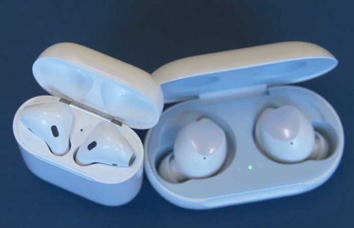 Airpods and Galaxy Buds